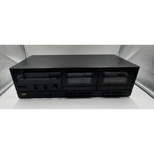 Vintage JVC TD-W106 Stereo Double Cassette Tape Deck Tested And Works